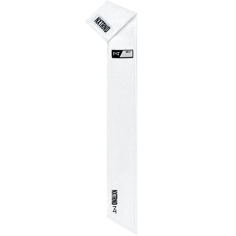 NXT NXTRND Nxtrnd Streamer Football Towel  Thin Sports Towel  Dries Hands & Football Accessories (White) - Image 1